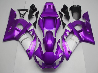 Affordable 1998-2002 Yamaha R6 Motorcycle Fairings - Purple White Australia