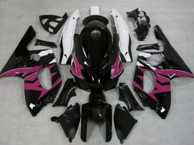 Affordable 1996-2007 Yamaha YZF600R Thundercat Motorcycle Fairings - Glossy Black Dark Pink White Australia