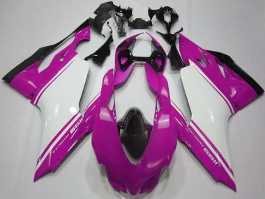 Affordable 2011-2014 Ducati 1199 Motorcycle Fairings - Pink White Black Australia