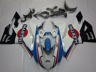 Affordable 2011-2014 Ducati 1199 Motorcycle Fairings - White Light Blue Red Black Martini Australia