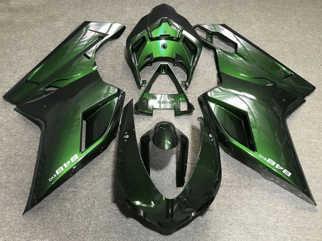 2007-2014 Ducati 848 Motorcycle Fairings - Green Australia