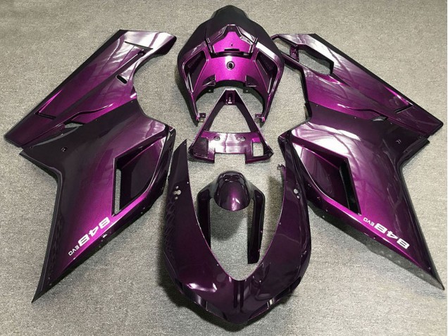 2007-2014 Ducati 848 Motorcycle Fairings - Purple Australia