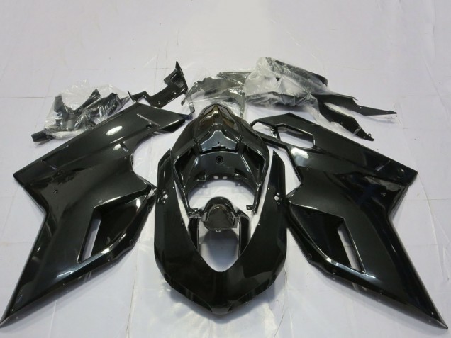 2007-2014 Ducati 848 1098 1198 Motorcycle Fairings - Glossy Black Australia