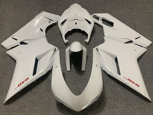 2007-2014 Ducati 848 Motorcycle Fairing - Pearl White Australia