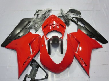 Affordable 2007-2014 Ducati 848 Motorcycle Fairings - Red Matte Black Australia