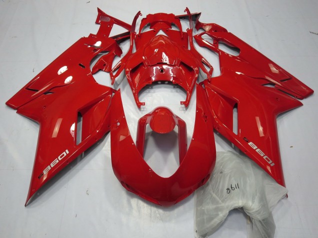 2007-2014 Ducati 1098 Motorcycle Fairings - Red Australia