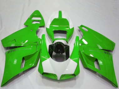 Affordable 1993-2005 Ducati 916 Motorcycle Fairings - Green White Glossy Black Performance Australia