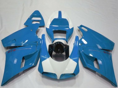 Affordable 1993-2005 Ducati 916 Motorcycle Fairings - Light Blue Glossy Black Australia