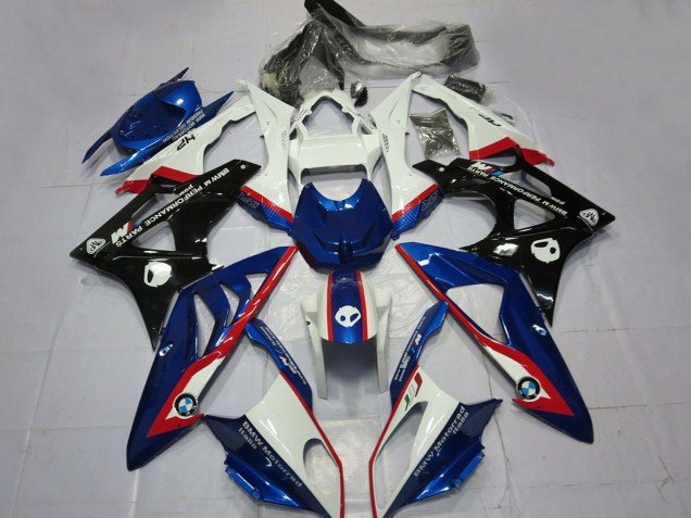 2009-2014 BMW S1000RR Bike Fairings - White Red Blue Glossy Black Australia