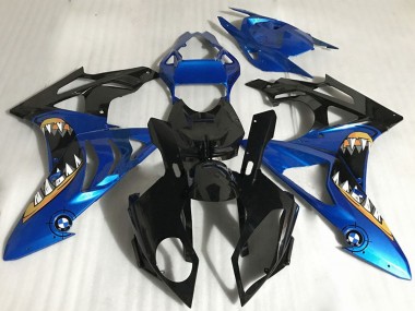 Affordable 2017-2018 BMW S1000RR Motorcycle Fairings - Blue Glossy Black Orange Shark Australia