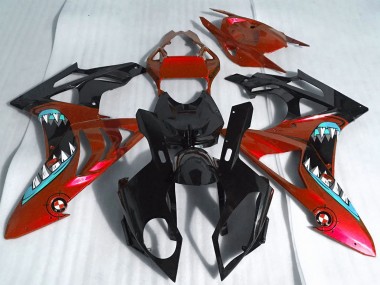 Affordable 2017-2018 BMW S1000RR Motorcycle Fairings - Red Glossy Black Shark Australia