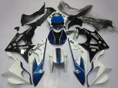 Affordable 2017-2018 BMW S1000RR Motorcycle Fairings - White Blue Glossy Black Australia