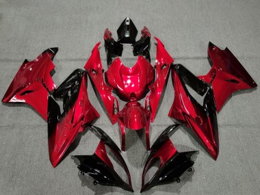 Affordable 2009-2014 BMW S1000RR Motorcycle Fairings - Red Glossy Black Australia