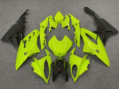 Affordable 2009-2014 BMW S1000RR Motorcycle Fairings - Neon Yellow Glossy Black Australia