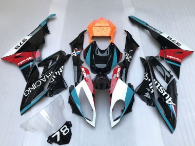 Affordable 2009-2014 BMW S1000RR Motorcycle Fairings - White Blue Red Orange Motul Austin Racing Australia