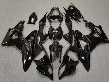 Affordable 2009-2014 BMW S1000RR Motorcycle Fairings - Glossy Black Australia