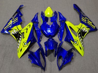 Affordable 2009-2014 BMW S1000RR Motorcycle Fairings - Yellow Blue Shark Australia