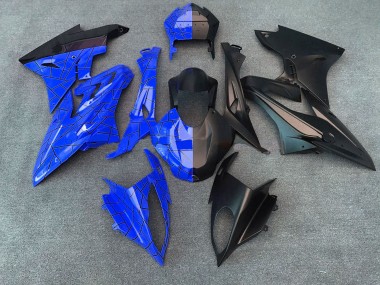 Affordable 2015-2016 BMW S1000RR Motorcycle Fairings - Blue Matte Black Split Australia