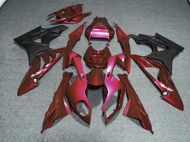 2009-2014 BMW S1000RR Motorcycle Fairing Kits - Red Matte Black Australia