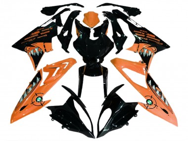 Affordable 2015-2016 BMW S1000RR Motorcycle Fairings - Orange Glossy Black Shark Australia