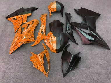 Affordable 2015-2016 BMW S1000RR Motorcycle Fairings - Orange Matte Black Split Australia