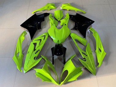 Affordable 2009-2014 BMW S1000RR Motorcycle Fairings - High Viz Yellow Glossy Black HP Australia