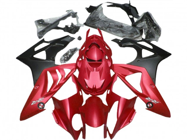 2009-2014 BMW S1000RR Motorcycle Fairing - Red Matte Black Australia
