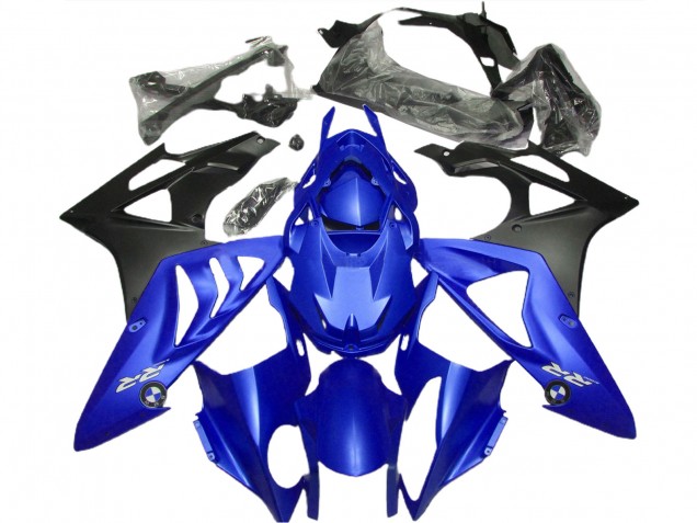 2009-2014 BMW S1000RR Motorcycle Fairing - Blue Matte Black Australia