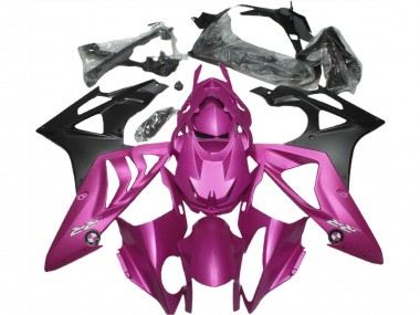 Affordable 2009-2014 BMW S1000RR Motorcycle Fairings - Hot Pink Matte Black Australia