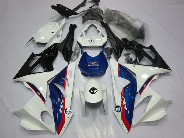 2009-2014 BMW S1000RR Motorcycle Fairing - White Red Blue Glossy Black Australia