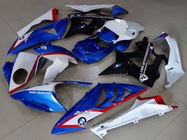 Affordable 2009-2014 BMW S1000RR Motorcycle Fairings - White Red Blue Glossy Black Australia