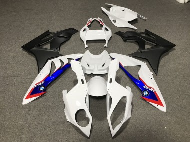 Affordable 2009-2014 BMW S1000RR Motorcycle Fairings - White Red Blue Matte Black Australia