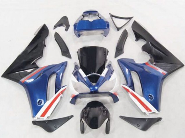 2006-2008 Triumph Daytona 675 Motorcycle Fairings - Blue White Red Glossy Black Australia