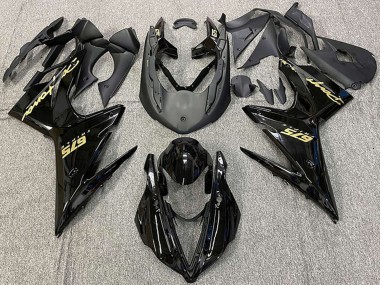 Affordable 2013-2016 Triumph Daytona 675 Motorcycle Fairings - Glossy Black Gold Decals Australia