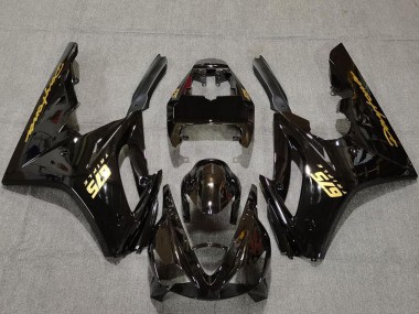 Affordable 2006-2008 Triumph Daytona 675 Motorcycle Fairings - Glossy Black Gold Decals Australia