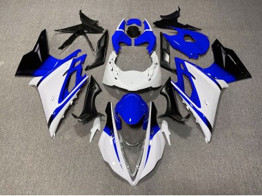 Affordable 2013-2016 Triumph Daytona 675 Motorcycle Fairings - White Blue Glossy Black Australia
