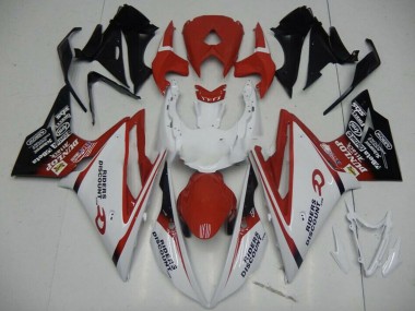 Affordable 2013-2016 Triumph Daytona 675 Motorcycle Fairing - White Red Glossy Black Australia