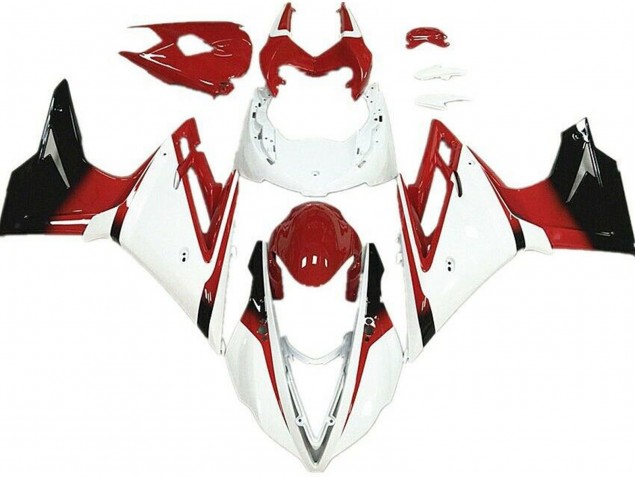 2013-2016 Triumph Daytona 675 Motorcycle Fairings - White Red Glossy Black Australia