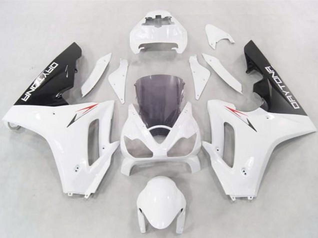 2006-2008 Triumph Daytona 675 Motorcycle Fairings - White Glossy Black Australia