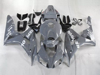 Affordable 2006-2007 Honda CBR1000RR Motorcycle Fairings - Nardo Grey White Repsol Australia