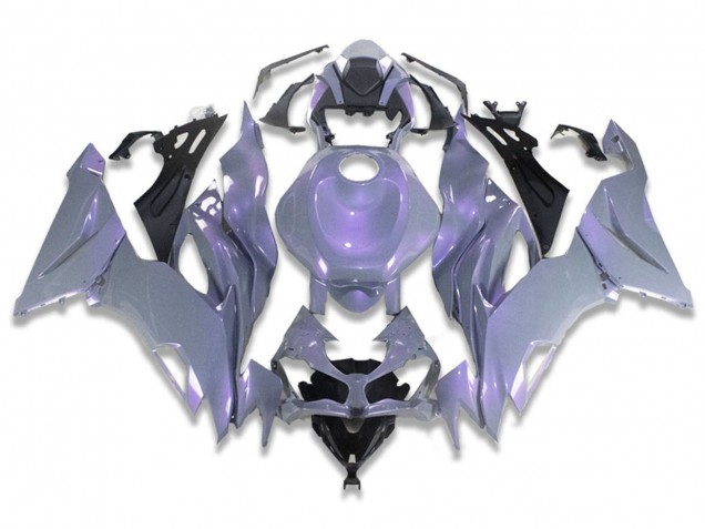 2019-2022 Kawasaki ZX6R Motorcycle Fairings - Chameleon Grey Dazz Pearl Purple Australia