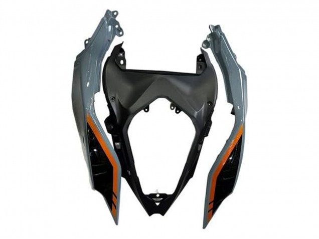 2024-2025 Kawasaki Ninja 500 EX500R Motorcycle Fairings - Nardo Grey Orange Black Australia