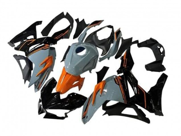 2024-2025 Kawasaki Ninja 500 EX500R Motorcycle Fairings - Nardo Grey Orange Black Australia