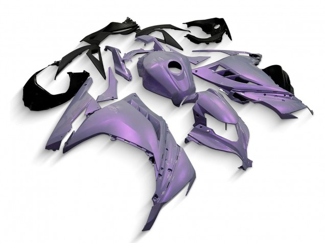 2013-2024 Kawasaki EX300 Motorcycle Fairings - Chameleon Grey Dazz Pearl Purple Australia