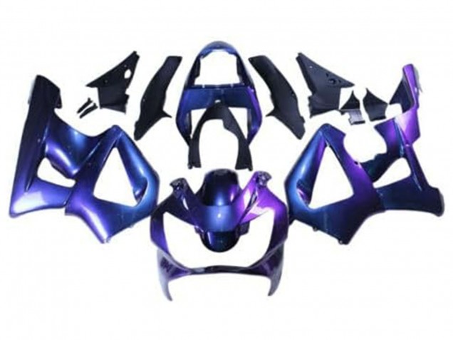 2000-2001 Honda CBR900RR 929 Motorcycle Fairings - Chameleon Blue Purple Australia