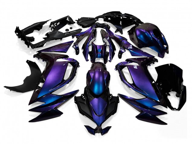 2020-2025 Kawasaki Ninja 650 EX650 Motorcycle Fairings - Chameleon Blue Purple Australia