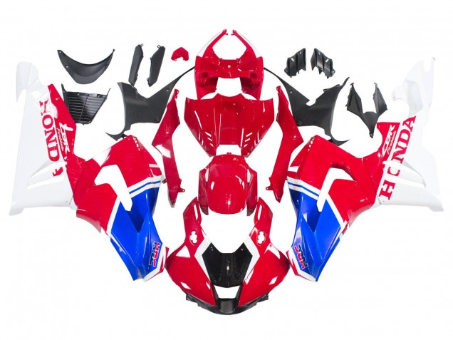 2020-2023 Honda CBR1000RR-R Motorcycle Fairings Kits - White Red Blue HRC Australia