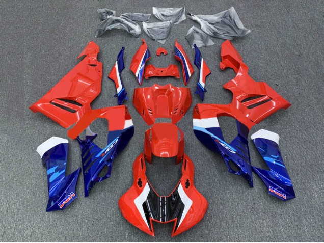 2020-2023 Honda CBR1000RR-R Motorcycle Fairings Kit - White Red Blue HRC Australia