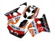 1987-1989 Honda CBR400RR NC23 Motorcycle Fairings - Orange White Red Glossy Black Repsol HRC Australia