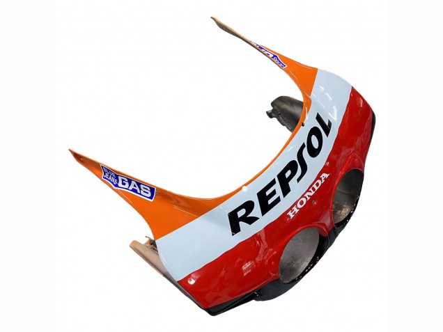 1987-1989 Honda CBR400RR NC23 Motorcycle Fairings - Orange White Red Glossy Black Repsol HRC Australia